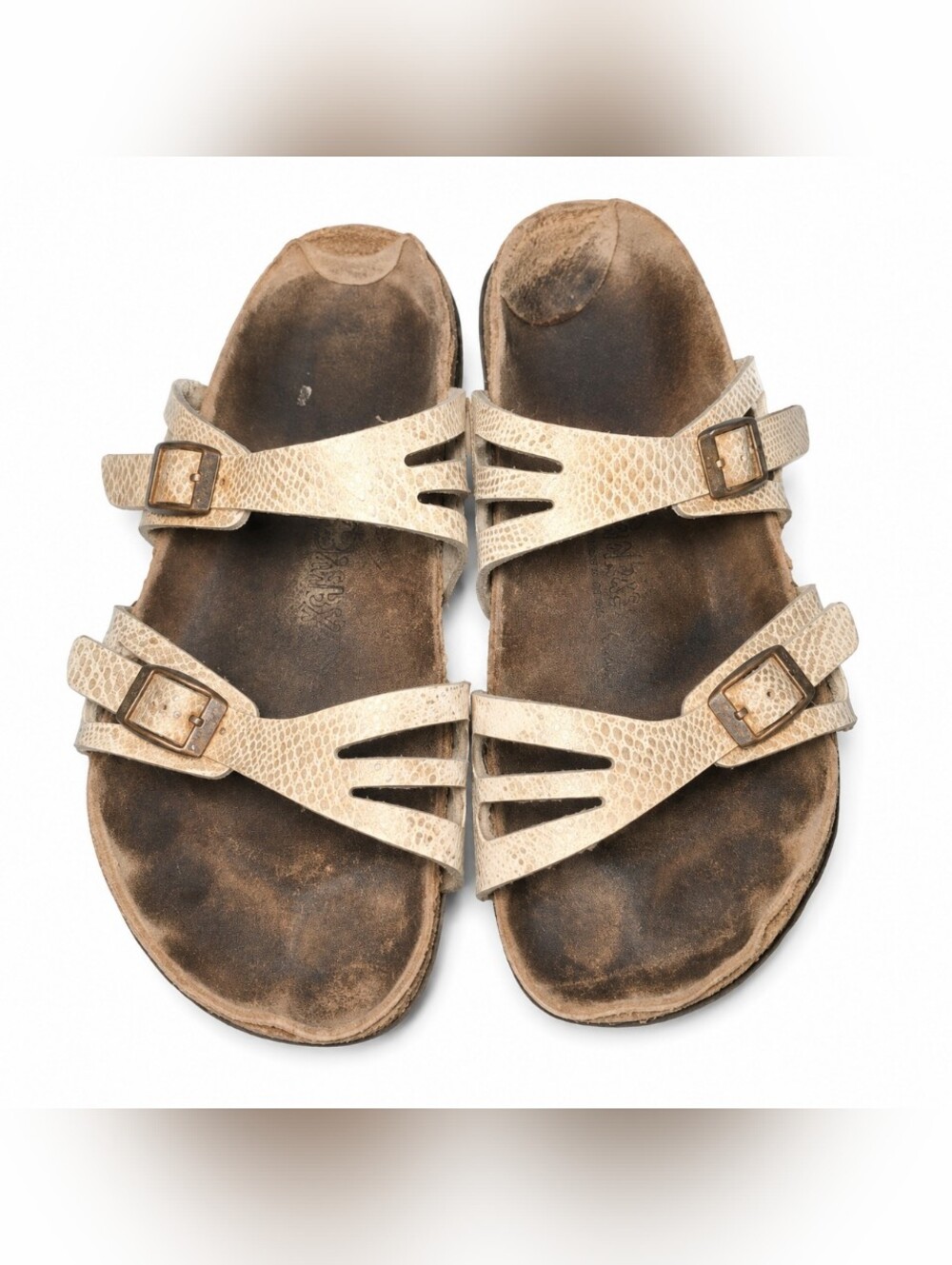 Birkenstock Papillio Granada Sandals Women's EU 36 / US 5-5.5 Beige Snake Print